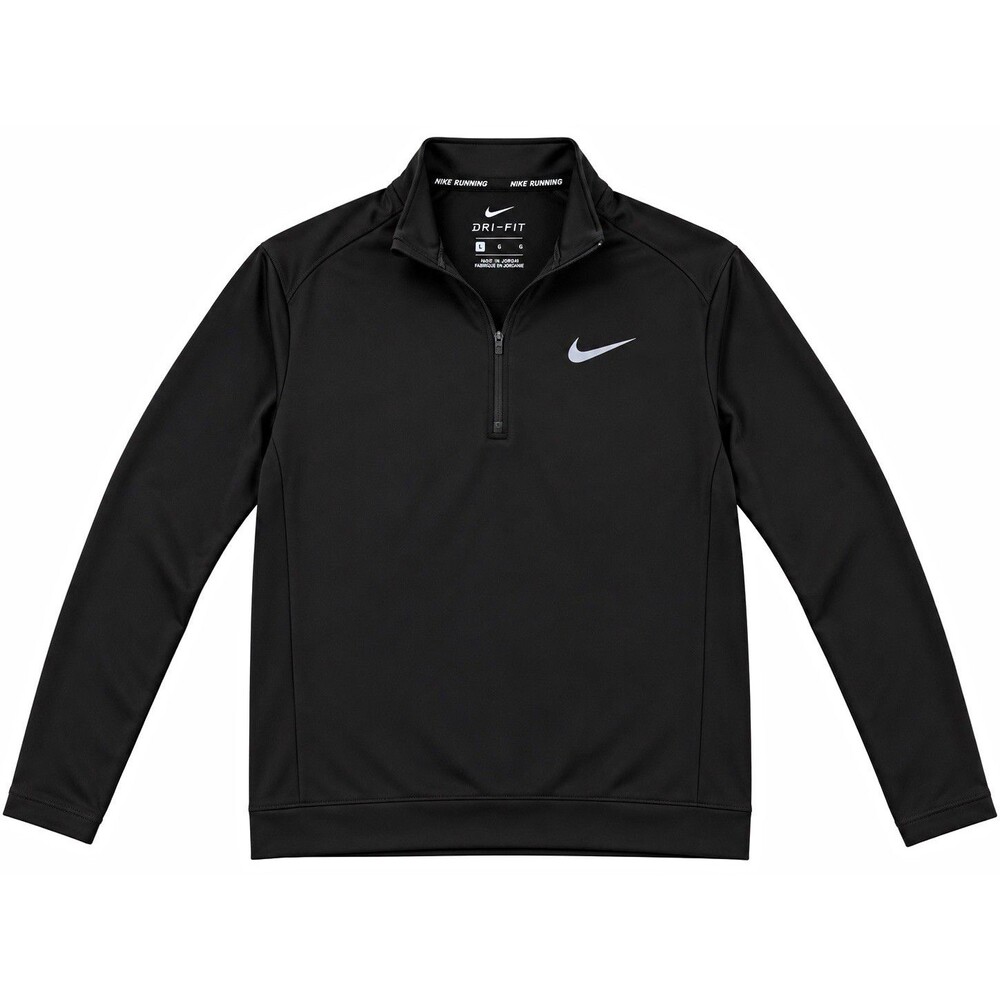 Nike Dri-FIT Men’s Black 1/4 Zip Mock Neck Running Pullover Size L